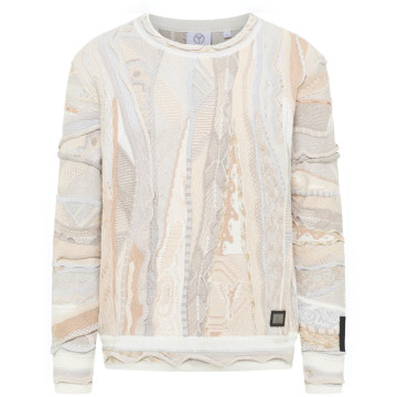 Carlo Colucci cable knit sweater deluxe C12506.571