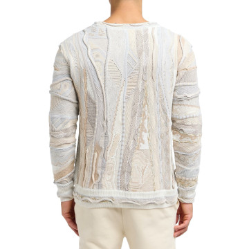 Carlo Colucci cable knit sweater deluxe C12506.571