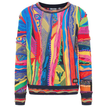 Carlo Colucci cable knit sweater deluxe C12506.631