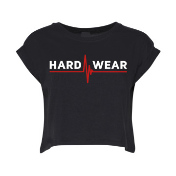 Hard-Wear croptop logo | black