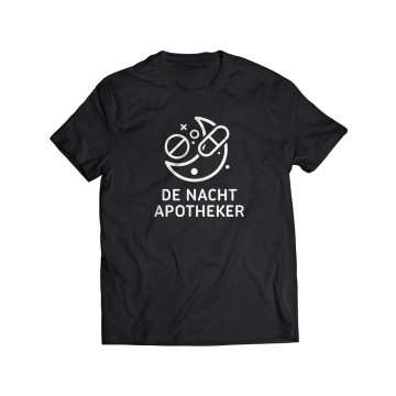 Hard-Wear T-shirt De Nacht Apotheker ⊘☽ | black