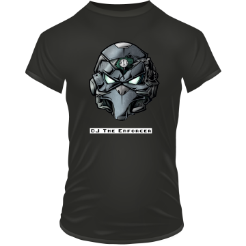DJ The Enforcer T-shirt logo 