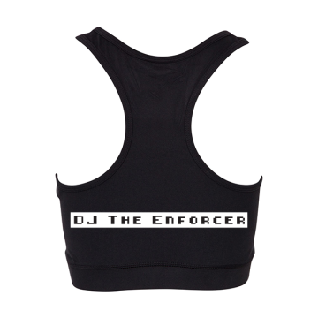 DJ The Enforcer sport top zwart