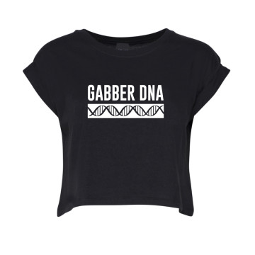 Hard-Wear Ladies Croptop DNA | black
