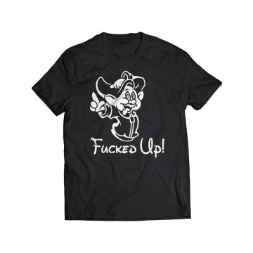 Hard-Wear T-shirt Fucked up dopey ☝ | black