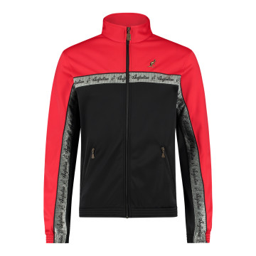 Australian duo jacket silver breasted 2.0 | black - red