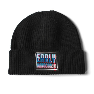 Early Hardcore beanie met patch logo