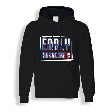 Hard-Wear hooded sweater Early Hardcore 1992 | zwart