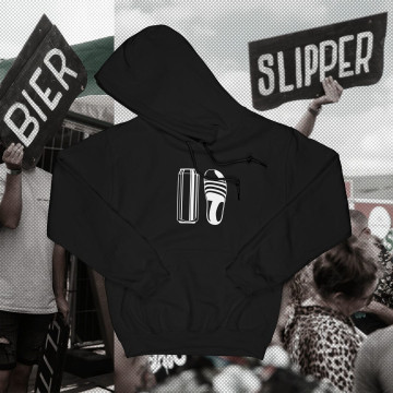 Elitepauper hoodie bier en slippers