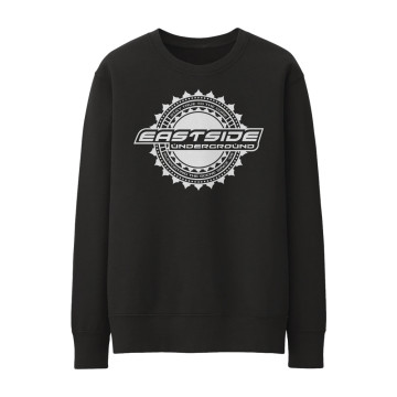 Eastside Underground crewneck Badge wit logo | zwart