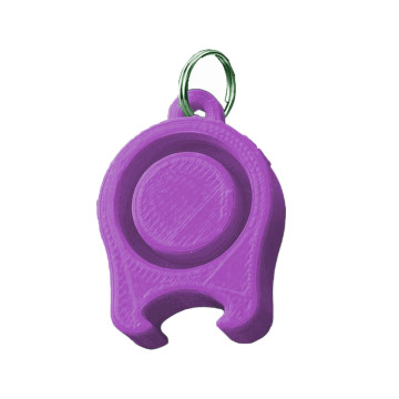 Festicap universele festivaldop met bieropener | paars