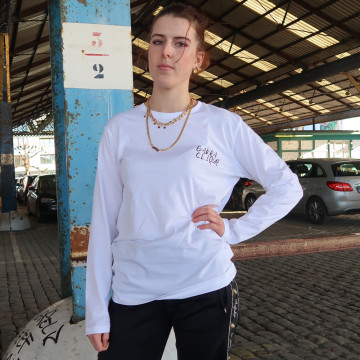 Gabba Clique longsleeve Gabber house | white