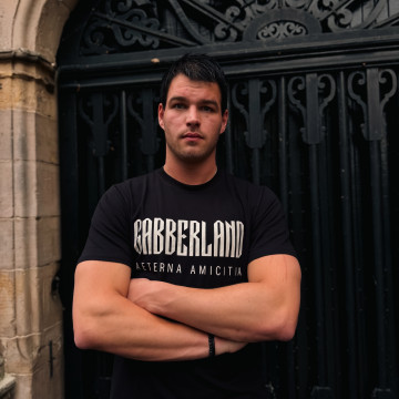 Gabberland T-Shirt with Logo | Black