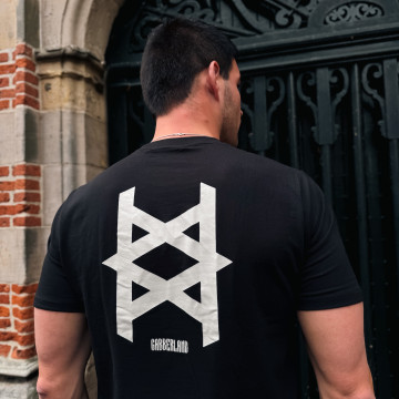 Gabberland T-Shirt with Logo | Black