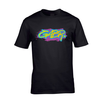 Hard-Wear x Graffiti T-shirt GABR. | zwart