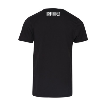 HakkuhVideos T-shirt gabber at the front logo at the back | black