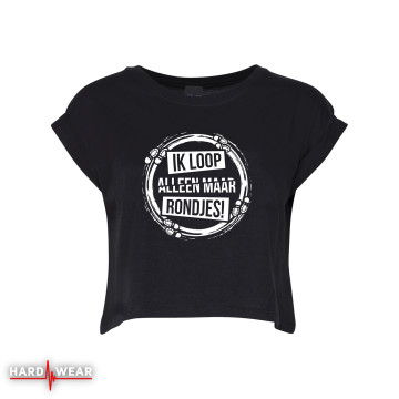 Hard-Wear originals croptop | ik loop alleen maar rondjes