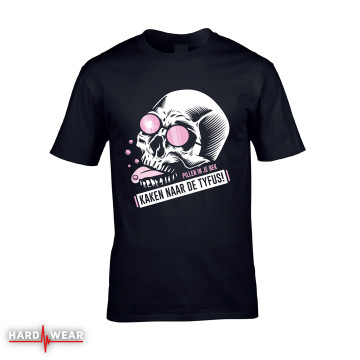 Hard-Wear T-shirt Pillen in je bek ❍⊜ | zwart