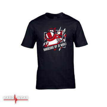 Hard-Wear T-shirt Hardcore op je muil! | black