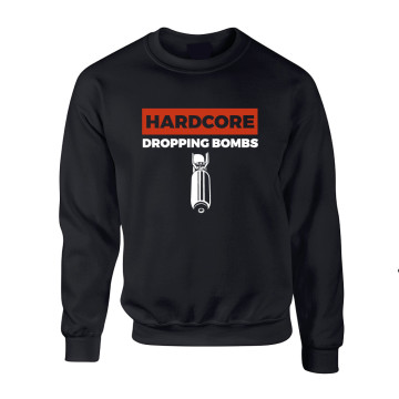 Hard-Wear Sweater Hardcore Dropping Bombs | black
