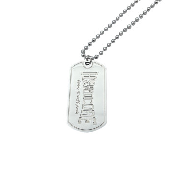 100% Hardcore Necklace DOGTAG | Silver