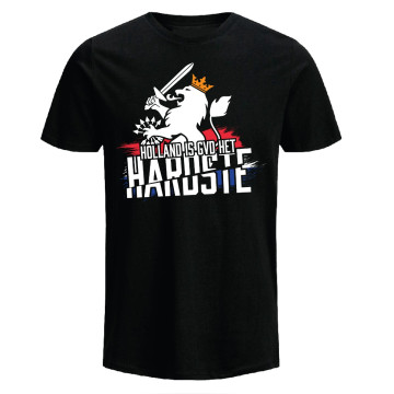 Hard-Wear T-shirt Holland is GVD het hardste | zwart