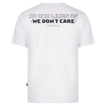 Hooligan t-shirt We Don't Care | white