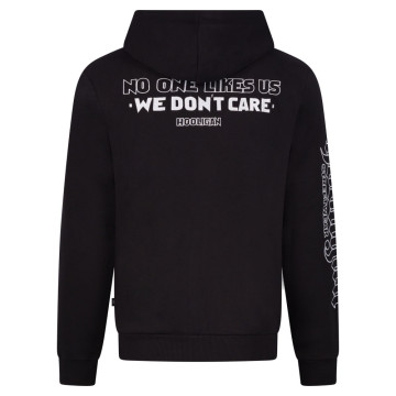 Hooligan zip hoodie We Don't Care | black