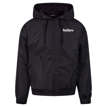 Hooligan windbreaker Essential | black - white