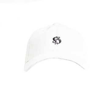 Hooligan cap basic embroidered logo | white