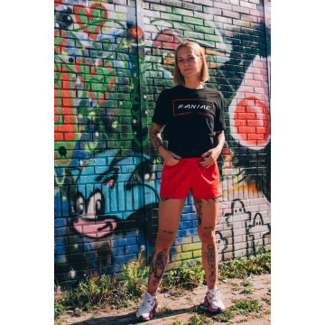 Faniac T-shirt lightning |Black