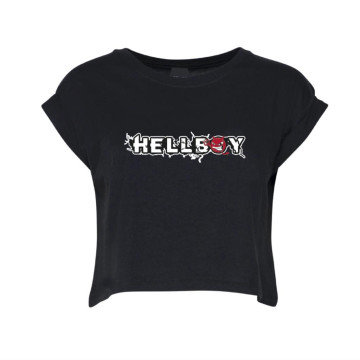 Hellboy croptop devil collectie | zwart