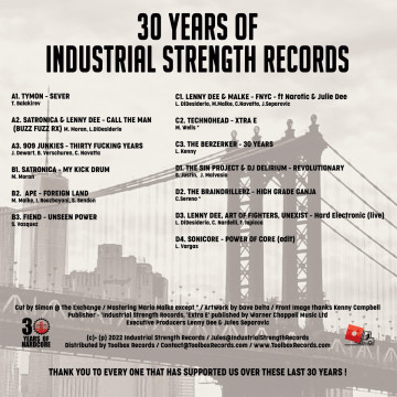 30 years Of Industrial Strength Records Vinyl