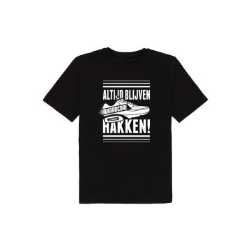 Hard-Wear kids T-shirt Altijd blijven hakken | zwart