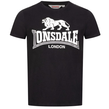 Lonsdale T-shirt with stripe on shoulders Parson