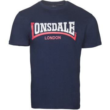 Lonsdale T-shirt Two-tone Print Logo | navy blue