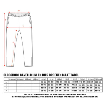 Cavello oldschool pants uni with logo embroidery navy 