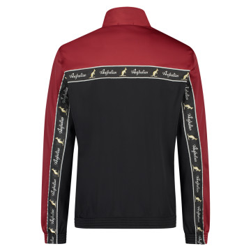 Australian duo jacket black breasted 3.0 | black - bordeaux