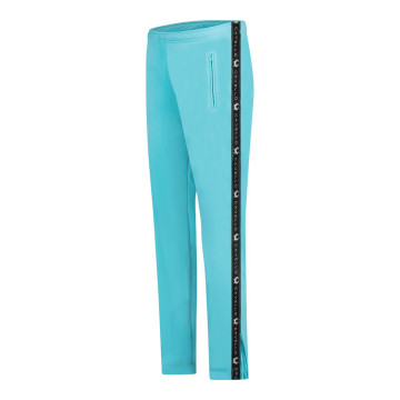 Cavello Trousers with black piping | cyan