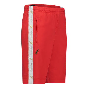Australian two-zip bermuda with white piping 2.0 | red