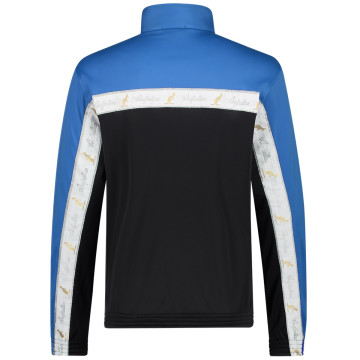 Australian duo jacket white breasted 2.0 | black - Capri blue