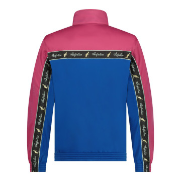 Australian duo jacket black breasted 2.0 | methylene blue - soft red