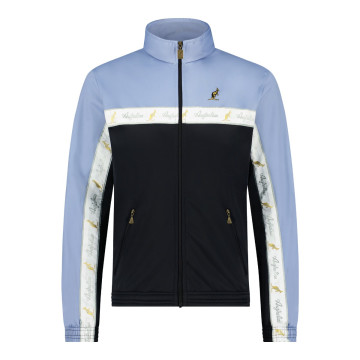 Australian duo jacket white breasted 2.0 | Black - Light Denim