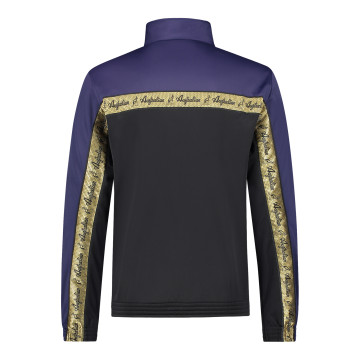 Australian duo jacket gold breasted 2.0 | black - cosmo blue