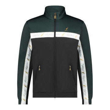 Australian duo jacket white breasted 2.0 | black - woods green 
