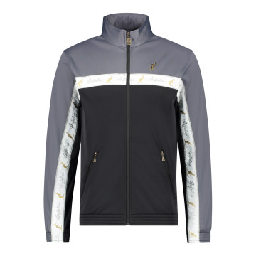 Australian duo jacket white breasted 2.0 | black - gray