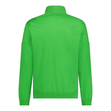 Australian color block jacket black shoulder piping | Kawasaki green