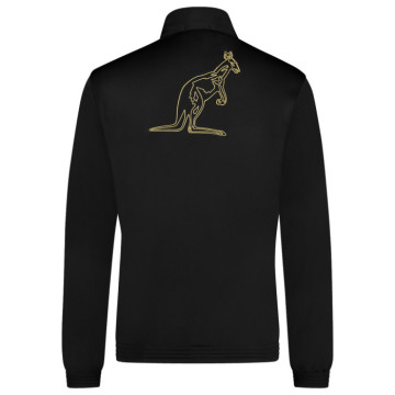 Australian slim fit jacket black piping + big logo 3.0 | black