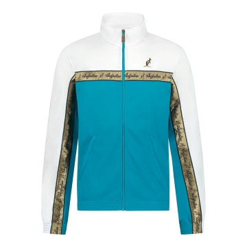 Australian duo jacket gold breasted 3.0 | peacock blue - white