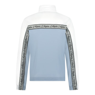 Australian duo jacket silver breasted 3.0 | light denim - white